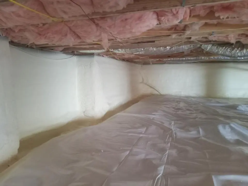 Crawl space encapsulation with closed-cell spray foam for Attic Insulation in Winnemucca
