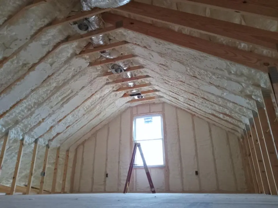 Spray foam roofing application for Crawl Space Insulation project in Winnemucca